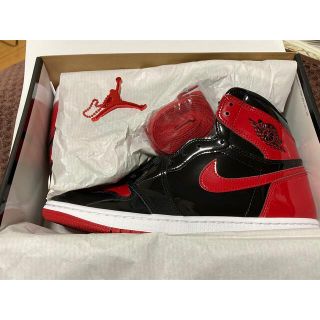 ナイキ(NIKE)のNike Air Jordan 1 High OG Patent Bred(スニーカー)