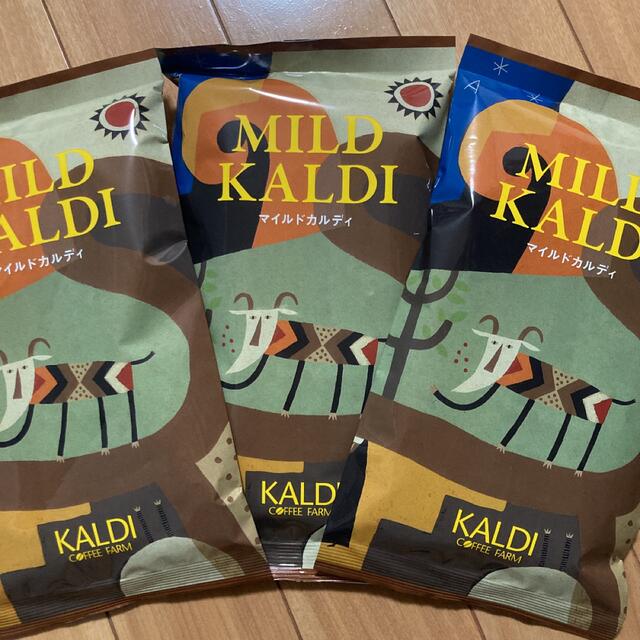 KALDI(カルディ)のカルディ　マイルドカルディ　KALDI コーヒー粉　3袋 新品未開封‼️ 食品/飲料/酒の飲料(コーヒー)の商品写真