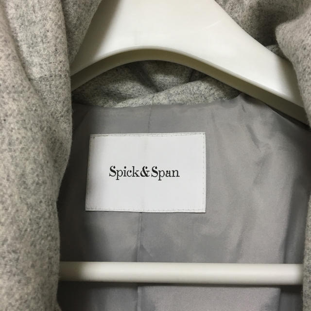 Spick & Span(スピックアンドスパン)のダウンジャケット ウール 美品 レディースのジャケット/アウター(ダウンジャケット)の商品写真