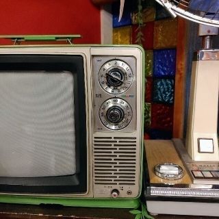 超貴重 昭和レトロ アンティーク ゼネラル ブラウン管テレビ 動作品