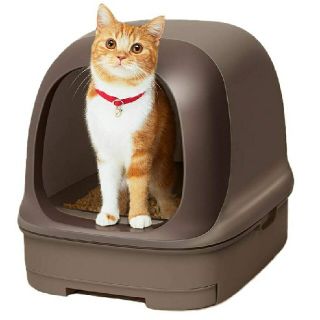 カオウ(花王)の猫用トイレ本体 ニャンとも清潔トイレ カフェブラウン(猫)