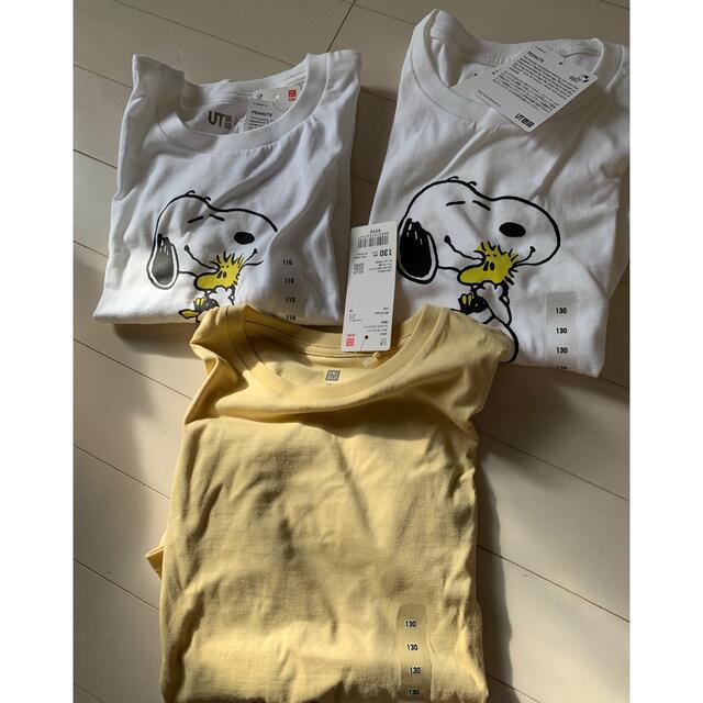 SNOOPY(スヌーピー)のUNIQLO  スヌーピーロンT キッズ/ベビー/マタニティのキッズ服男の子用(90cm~)(Tシャツ/カットソー)の商品写真