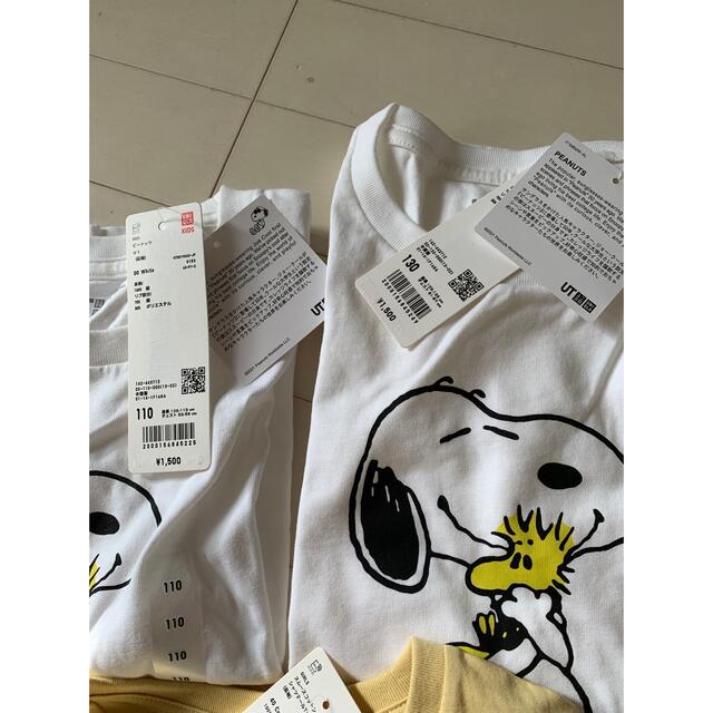 SNOOPY(スヌーピー)のUNIQLO  スヌーピーロンT キッズ/ベビー/マタニティのキッズ服男の子用(90cm~)(Tシャツ/カットソー)の商品写真