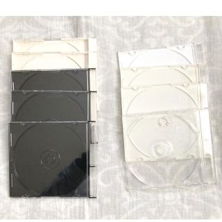 空 CDケース 9枚セット 厚み2種類(CD/DVD収納)