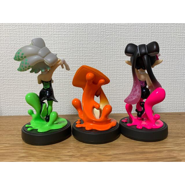 Nintendo Switch(ニンテンドースイッチ)のamiibo シオカラーズ オマケ付き splatoon アオリ ホタル エンタメ/ホビーのフィギュア(ゲームキャラクター)の商品写真