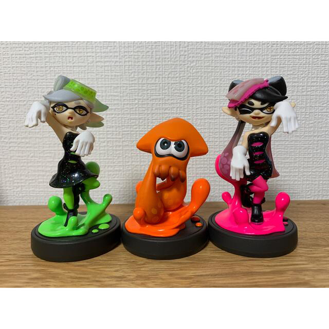 amiibo シオカラーズ オマケ付き splatoon アオリ ホタルゲームキャラクター