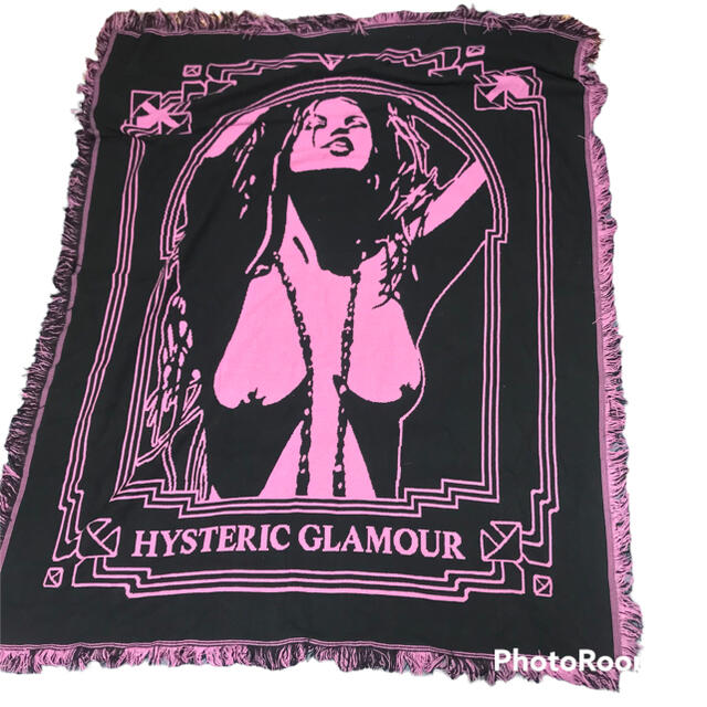 美品HYSTERIC GLAMOUR ブランケットラグ