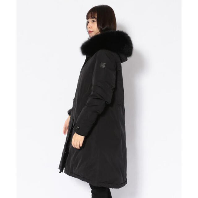 WOOLRICH(ウールリッチ)のウールリッチ　キーストーンパーカー　SAGA  FOXファー　黒　XS レディースのジャケット/アウター(ダウンコート)の商品写真