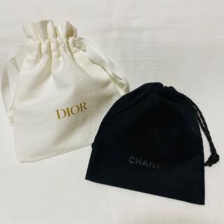 Christian Dior - Dior ディオール CHANEL シャネル 巾着ポーチ2枚セット 新品未使用♪