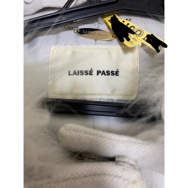 LAISSE PASSE(レッセパッセ)のレッセパッセ  フォックスファー付 クリーニング済 ショートコート レディースのジャケット/アウター(毛皮/ファーコート)の商品写真
