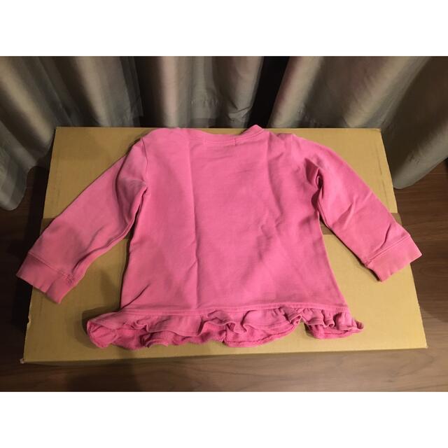 アンパンマン(アンパンマン)のアンパンマン  トレーナー① ピンク キッズ/ベビー/マタニティのキッズ服女の子用(90cm~)(Tシャツ/カットソー)の商品写真