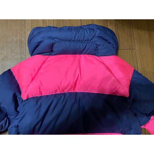 POLO RALPH LAUREN(ポロラルフローレン)のちー0415様専用　ポロ ラルフローレンダウン ボーダー１２０サイズ　キッズ キッズ/ベビー/マタニティのキッズ服女の子用(90cm~)(ジャケット/上着)の商品写真