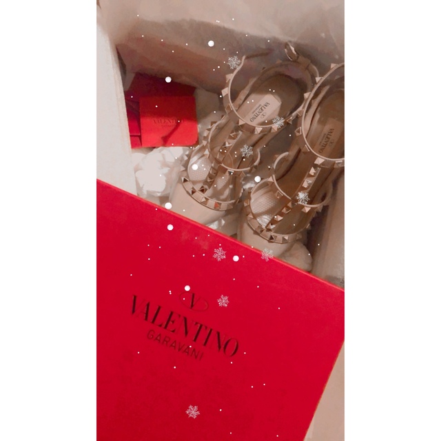 VALENTINOVALENTINO ロックスタッズパンプス 37