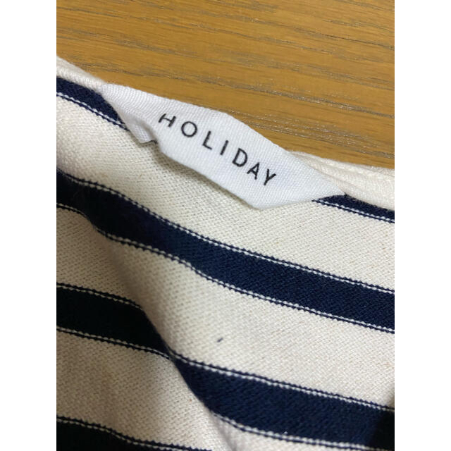 holiday(ホリデイ)のHOLIDAY ボーダートップス レディースのトップス(カットソー(長袖/七分))の商品写真