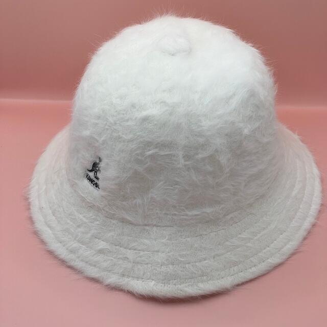 KANGOL(カンゴール)の【新品】KANGOL カンゴール バケットハット ファーハット ホワイト レディースの帽子(ハット)の商品写真