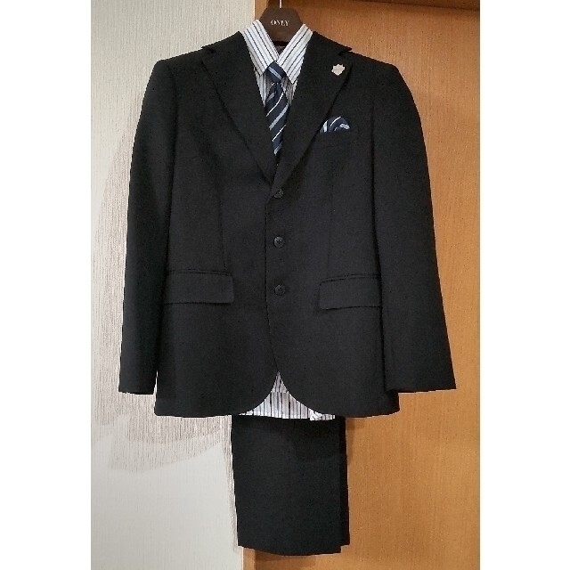 キッズ服男の子用(90cm~)スーツ 150 男の子 黒
