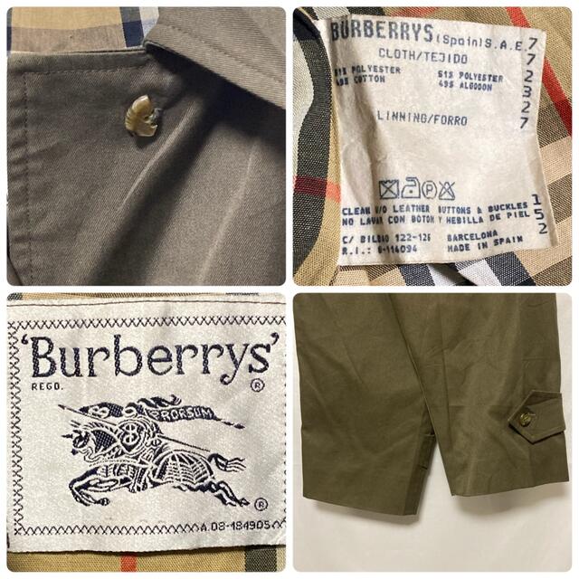 BURBERRY(バーバリー)のBurberrys バーバリーズ ステンカラーコート ノバチェック カーキ 46 メンズのジャケット/アウター(ステンカラーコート)の商品写真