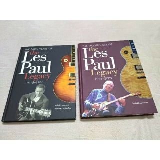 ギブソン(Gibson)のレスポール大名鑑 1915～1963、1968〜2009 原版【洋書】２冊セット(アート/エンタメ)