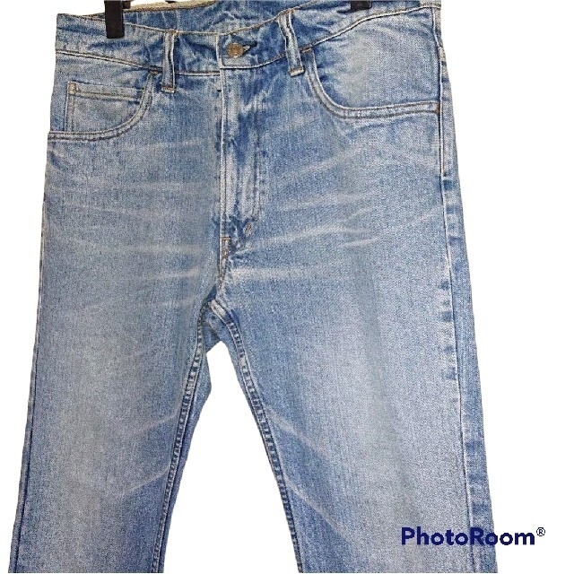 BLUE BLUE(ブルーブルー)のBLUEBLUE フレアパンツ W30相当 日本製 ハリウッドランチマーケット メンズのパンツ(デニム/ジーンズ)の商品写真
