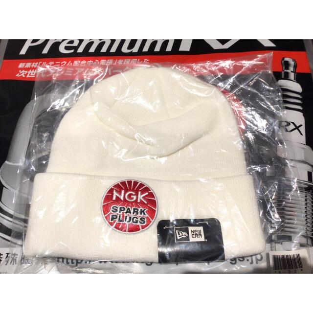 New Era × NGK 買取り実績 ビーニー 高品質 ニット帽 白 ニューエラ
