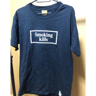 ヴァンキッシュ(VANQUISH)のsmoking kills fr2 黒　tシャツ(Tシャツ/カットソー(半袖/袖なし))