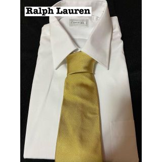 ラルフローレン(Ralph Lauren)のRalph Lauren ラルフ・ローレン　ネクタイ　黄色　メンズ　光沢(ネクタイ)