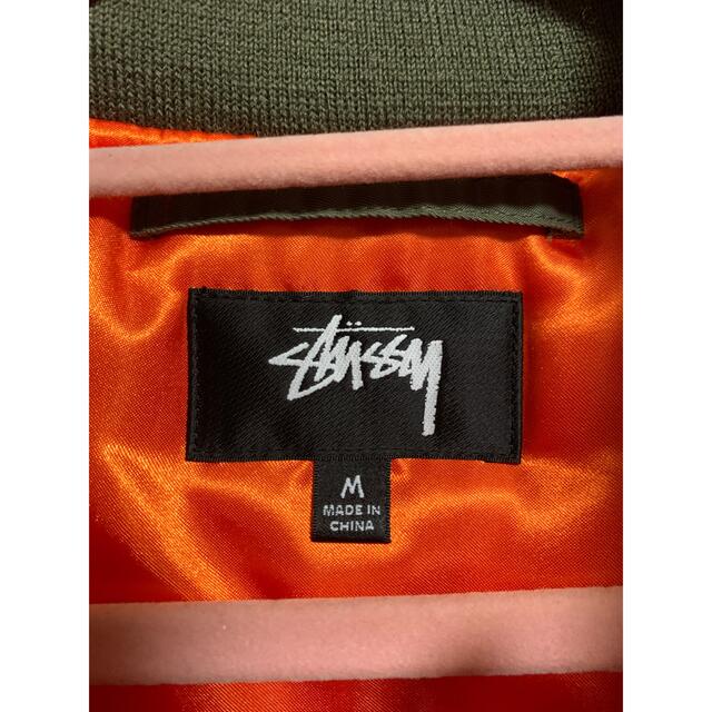 STUSSY CDG MA-1 JACKET Mサイズ　カーキ　40周年