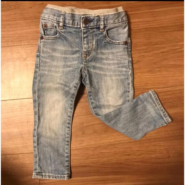 babyGAP(ベビーギャップ)のベビーギャップ ネルシャツ デニム セット キッズ/ベビー/マタニティのキッズ服男の子用(90cm~)(パンツ/スパッツ)の商品写真