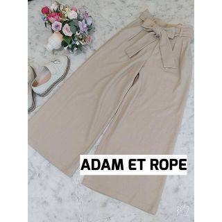 アダムエロぺ(Adam et Rope')のADAM ET ROPE アダムエロペ ワイドパンツ ウール サイズ38(カジュアルパンツ)