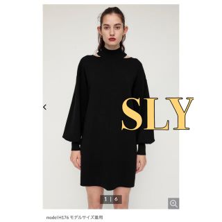 スライ(SLY)のSLY LOOSELY  CUT OUT HG ワンピース(ミニワンピース)