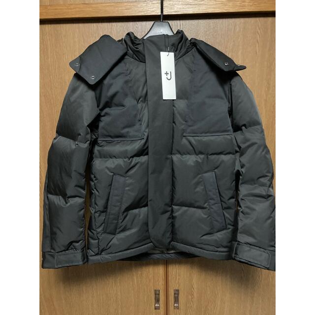 ユニクロ +J ダウンオーバーサイズパーカ XSジャケット black ブラック