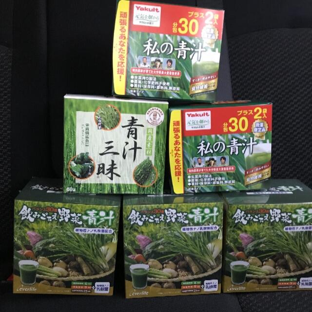 飲みごたえ野菜青汁180g×3青汁三昧198g×1箱おまけ付き