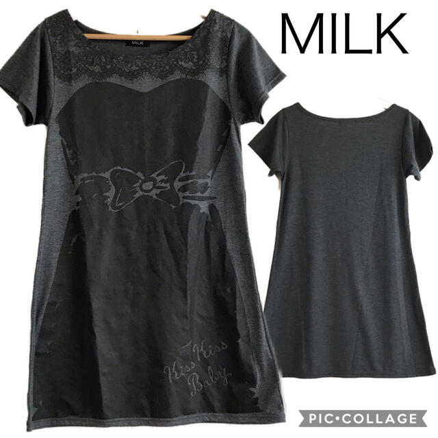 MILK(ミルク)のMILK キスキスベイビーワンピース レディースのワンピース(ミニワンピース)の商品写真