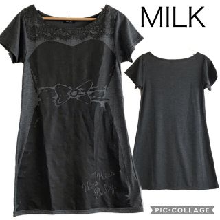 ミルク(MILK)のMILK キスキスベイビーワンピース(ミニワンピース)