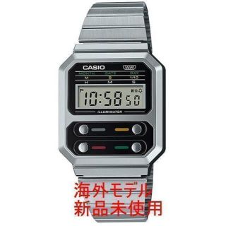 カシオ(CASIO)のCASIO(カシオ） A100WE-1ADF　 海外モデル　新品未使用(腕時計(デジタル))