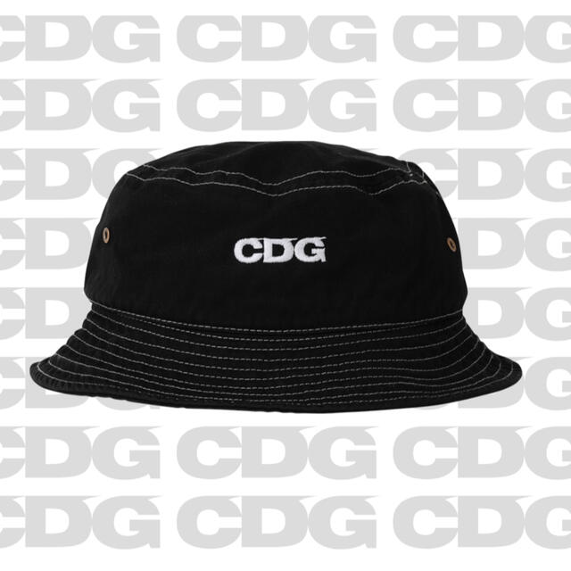 COMME des GARCONS - コムデギャルソンCDG GARMENT DYED HAT blackの通販 by saki's