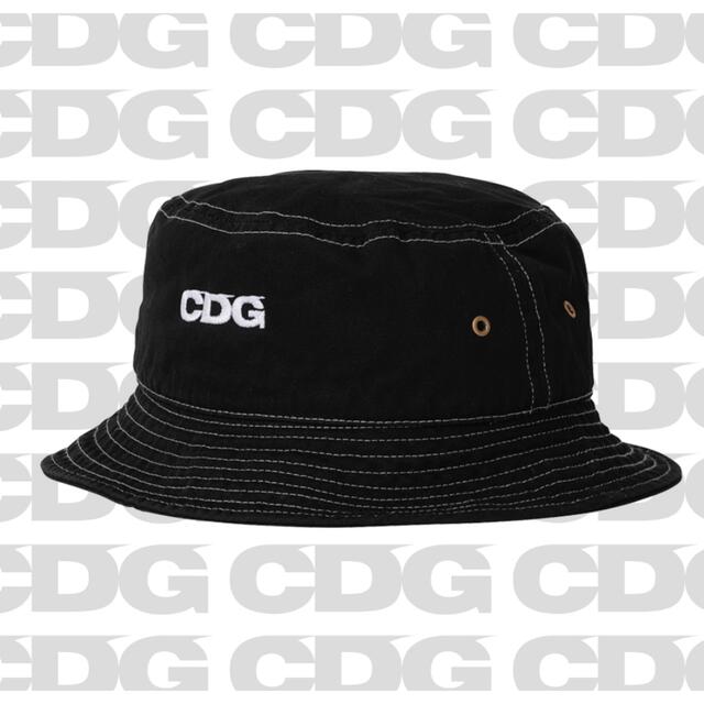 COMME des GARCONS - コムデギャルソンCDG GARMENT DYED HAT blackの通販 by saki's