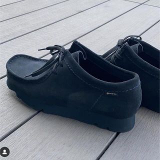 クラークス(Clarks)のClarks BEAMS Wallabee GORE-TEX 21SS 濃紺(ブーツ)