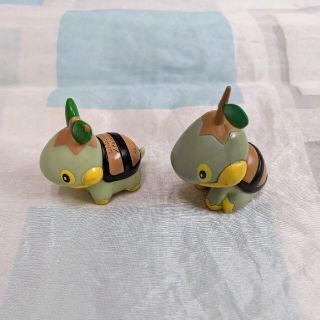 ポケモン(ポケモン)のポケモン　古め　ナエトル指人形　2006?　200フィギュア　セット　廃盤品(アニメ/ゲーム)