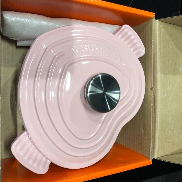 LE CREUSET(ルクルーゼ)のルクルーゼ　ココットダムール　ハート インテリア/住まい/日用品のキッチン/食器(鍋/フライパン)の商品写真