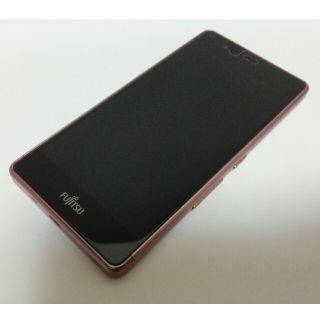 アローズ(arrows)の富士通 arrows M03 ピンク simフリー 美品(スマートフォン本体)