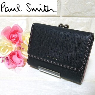 Paul Smith - 【極美品】ポールスミス 折財布 がま口 黒 ピンクの通販 ...