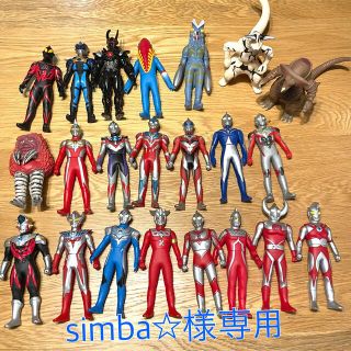 バンダイ(BANDAI)の【simba☆様専用】ウルトラマン＆怪獣ソフビセット(特撮)