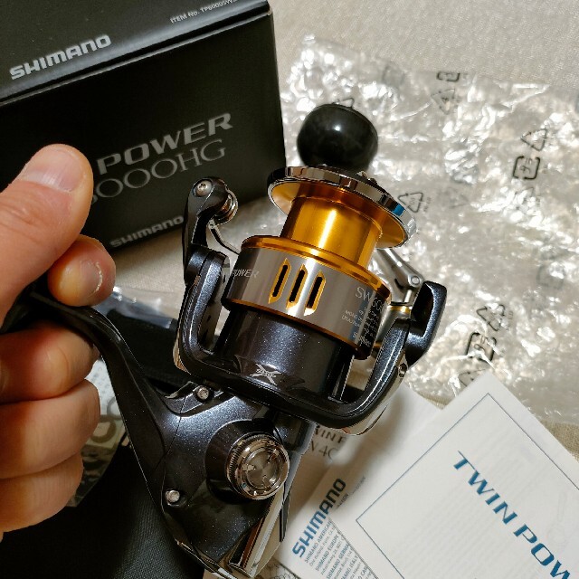 SHIMANO(シマノ)の【美品】ツインパワーSW6000HG シマノ ツインパワー　ストラディック スポーツ/アウトドアのフィッシング(リール)の商品写真