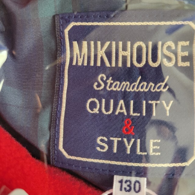mikihouse(ミキハウス)のミキハウス　フリースピーコート　130 キッズ/ベビー/マタニティのキッズ服男の子用(90cm~)(ジャケット/上着)の商品写真