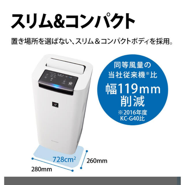 SHARP(シャープ)の新品未使用品！SHARP空気清浄機 スマホ/家電/カメラの生活家電(空気清浄器)の商品写真