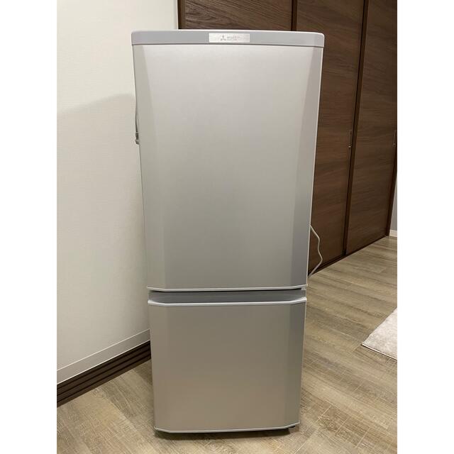 限定特別価格 MITSUBISHI 冷蔵庫　三菱　一人暮らし　2020 MR-P15E-S1 冷蔵庫