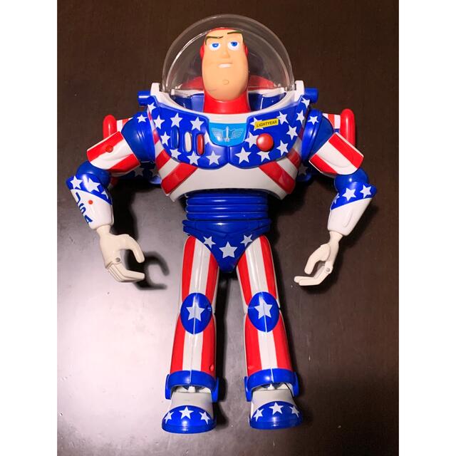 超希少 星条旗 アメリカンバズライトイヤー トーキング フィギュアの