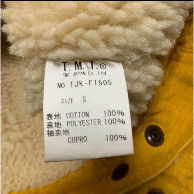 TMT(ティーエムティー)のTMT コーデュロイ　ジャケット　ランチコート　裏ボア  メンズのジャケット/アウター(ブルゾン)の商品写真