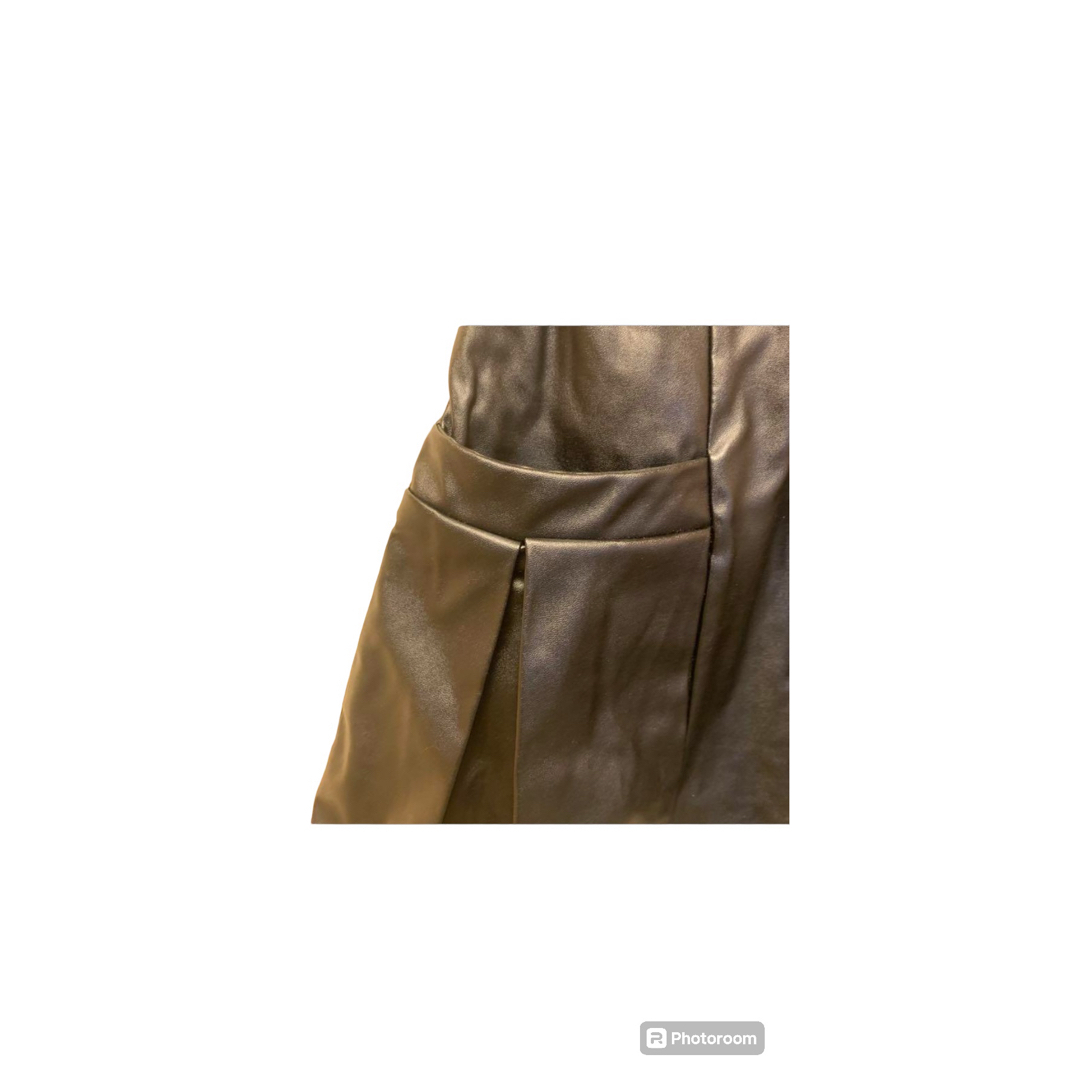 スカート レディース キッズ オーバーオール サロペット フリーサイズ レザー レディースのパンツ(サロペット/オーバーオール)の商品写真